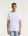 DENHAM T-SHIRT AMSTERDAM SKYLINE TEE HCJ WHITE