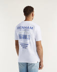DENHAM T-SHIRT AMSTERDAM SKYLINE TEE HCJ WHITE