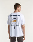 DENHAM T-SHIRT ASIA TOUR V1 TEE JJ WHITE