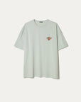 DENHAM T-SHIRT KANSAI GRAPHIC TEE LWJ MERCURY GREEN