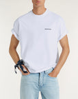 DENHAM T-SHIRT YATAI GRAPHIC TEE LWJ WHITE