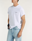 DENHAM T-SHIRT YATAI GRAPHIC TEE LWJ WHITE