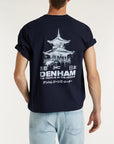 DENHAM T-SHIRT WAINE GRAPHIC TEE LWJ NAVY BLAZER