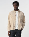 J.C. RAGS OVERSHIRT ACE CORD PLAZA TAUPE