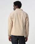 J.C. RAGS OVERSHIRT ACE CORD PLAZA TAUPE