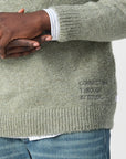 J.C. RAGS PULLOVER BUCK CREWNECK ICEBERG GREEN