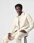 J.C. RAGS OVERSHIRT BENJI VEST COCONUT MILK