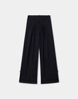 LAAGAM PANTS STELLA STRIPE NAVY BLUE