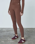 SISTERS POINT SPORT LEGGING LAY-LEG BROWN