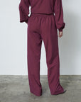 SISTERS POINT PANTS VERINA-PA2 BORDEAUX/CREAM