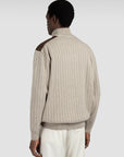 PAUL & SHARK PULLOVER WOOL CASHMERE HALF ZIP BEIGE