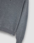 PAUL & SHARK PULLOVER HALF-ZIP TECH WOOL CASTLEROCK-RUTHENIUM