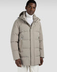 PAUL & SHARK JAS TYPHOON RE-4X4 STRETCH LONG QUILTED JACKET BEIGE