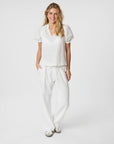 NEO NOIR PANTS SONAR LINEN WHITE