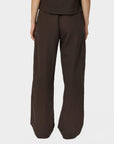 NEO NOIR PANTS SONAR LINEN DARK BROWN