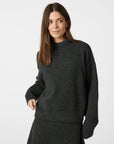 NEO NOIR PULLOVER PAULINA KNIT ANTRACIT