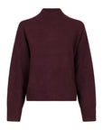 NEO NOIR PULLOVER PAULINA KNIT WINE