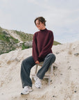 NEO NOIR PULLOVER PAULINA KNIT WINE