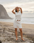 NEO NOIR SHORT SEGA RAMIE OFF WHITE