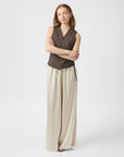 NEO NOIR PANTS SEBBA SATIN IVORY