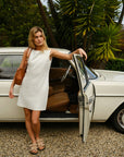 NEO NOIR JURK BRUNA RAMIE DRESS OFF WHITE
