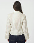 NEO NOIR BLOUSE ROSA SOLID SHIRT SAND