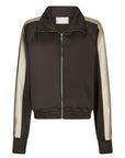 NEO NOIR JACK VERA TRACK SUIT VEST DARK BROWN
