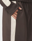 NEO NOIR PANTS PUGGY TRACK SUIT DARK BROWN