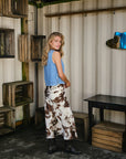 NEO NOIR TOP SVETLANA D TOP DENIM LIGHT BLUE