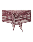 NEO NOIR SJAAL KINESSA PAISLEY SCARF DARK ROSE