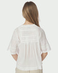 NEO NOIR BLOUSE SIAMA S VOILE WHITE