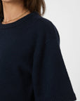 NEO NOIR PULLOVER ASHA KNIT TEE NAVY