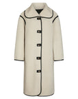 NEO NOIR JAS CARMEN TEDDY COAT IVORY