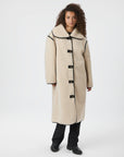 NEO NOIR JAS CARMEN TEDDY COAT IVORY