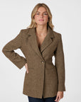 NEO NOIR BLAZER BOWIE HERRINGBONE BROWN