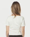 NEO NOIR TOP RASMINE T-SHIRT SOFT OFF WHITE