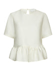 NEO NOIR BLOUSE ALVA DULL SATIN IVORY