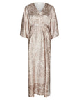 NEO NOIR JURK REVE DECO PAISLEY DRESS TAUPE