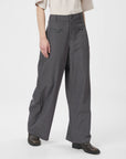 NEO NOIR PANTS MASSIE STRUCTURE DARK GREY MELANGE