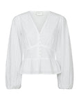 NEO NOIR BLOUSE NERONI EMBROIDERY WHITE