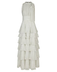 NEO NOIR JURK MARLI DOT DRESS WHITE