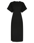 NEO NOIR JURK MILOINE DRAPE DRESS BLACK