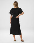 NEO NOIR JURK MILOINE DRAPE DRESS BLACK