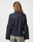 NEO NOIR JACK BLAZER JAYNOR DENIM JACKET DARK BLUE