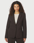NEO NOIR BLAZER FRANCINE SUIT DARK BROWN