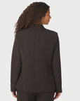 NEO NOIR BLAZER FRANCINE SUIT DARK BROWN