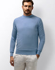 STATE OF ART ATELIER PULLOVER MERINOWOL MIDDEN BLAUW