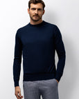 STATE OF ART ATELIER PULLOVER MERINOWOL MARINE