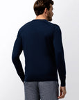 STATE OF ART ATELIER PULLOVER MERINOWOL MARINE