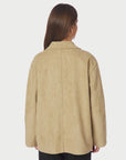 NEO NOIR JACKET RAVINA FAUX SUEDE JACKET SAND